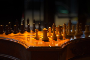 2012 08-Astoria OR Hotel Chess Board
